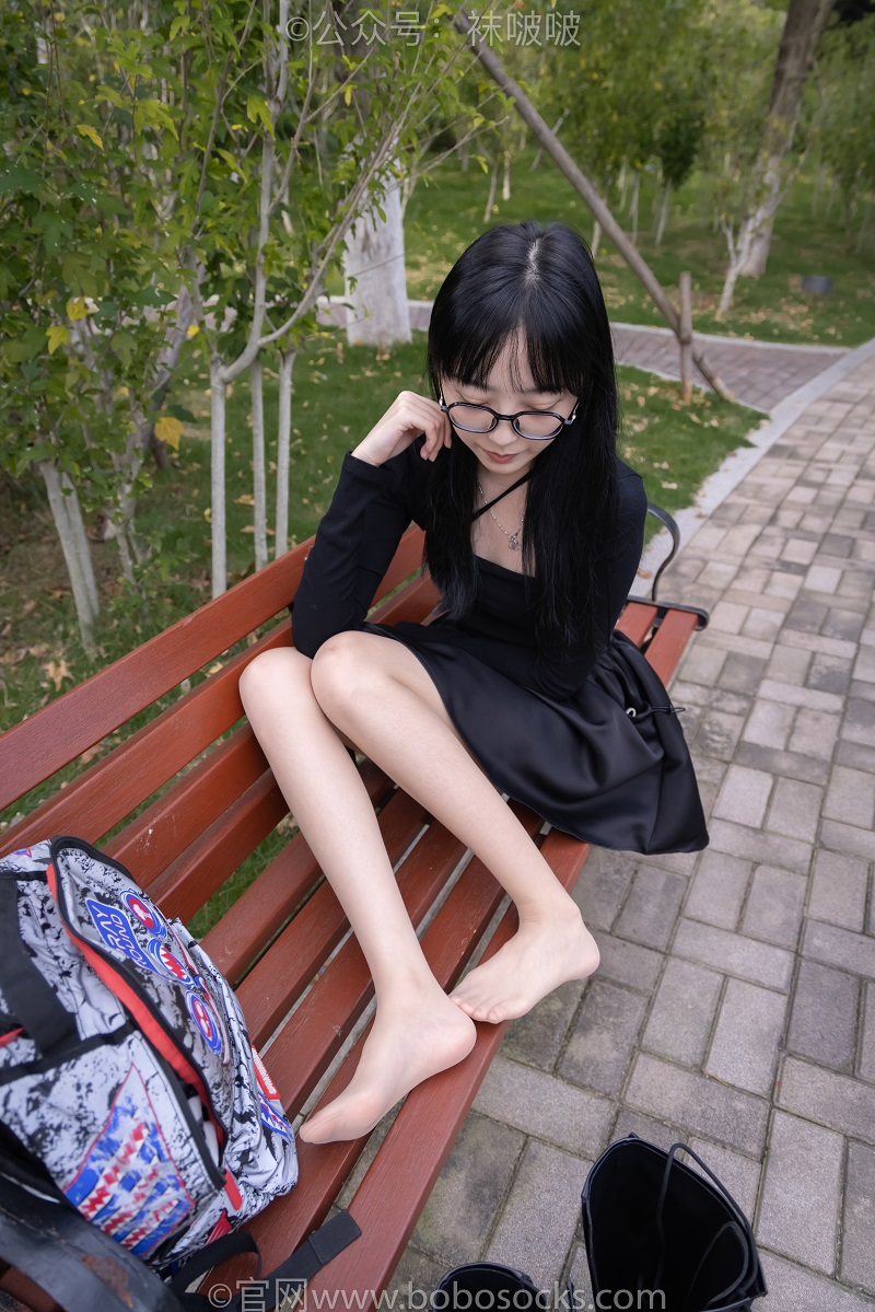 [BoBoSocks袜啵啵] 040期：稚予-长靴、白棉袜、肉丝（脚尖透明款）常规加长版