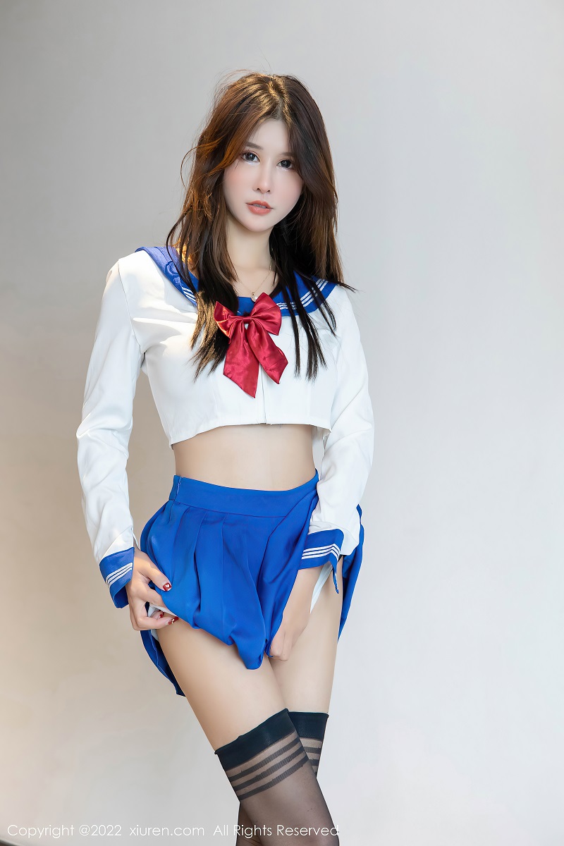 [XIUREN秀人网] 2022.03.28 NO.4781 夏沫沫tifa 性感制服诱惑系列