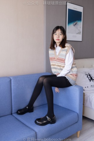 [BoBoSocks袜啵啵] 169期 小甜豆-黑皮鞋、厚黑丝、厚肉丝