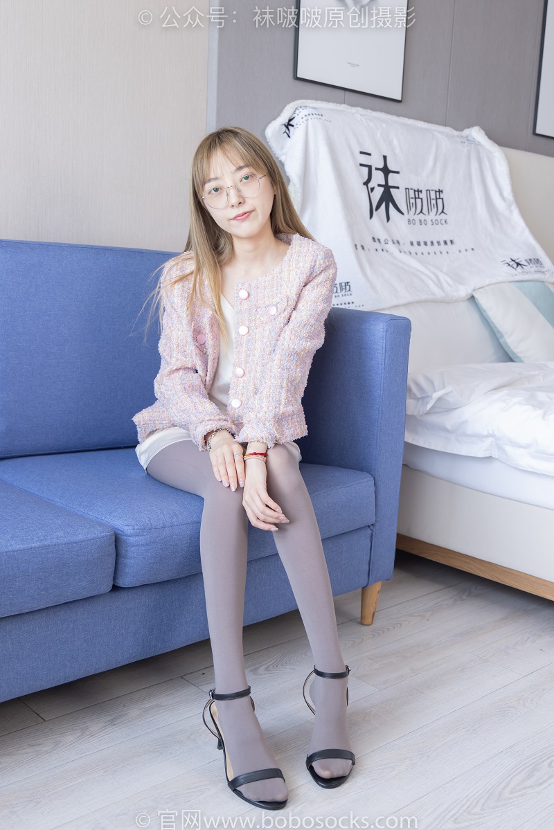 [BoBoSocks袜啵啵] 225期 稚予-两双高跟鞋、厚灰丝