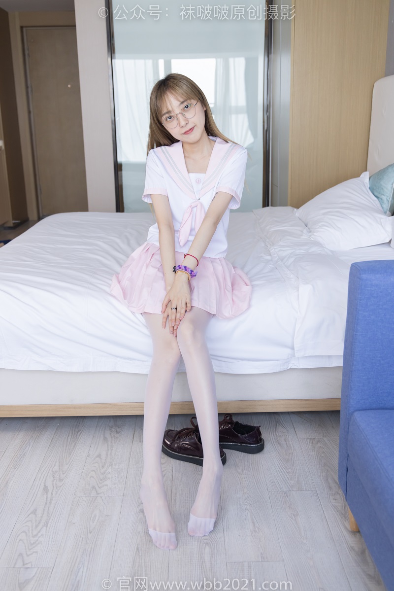 [BoBoSocks袜啵啵] 238期 稚予-皮鞋、白丝、JK制服