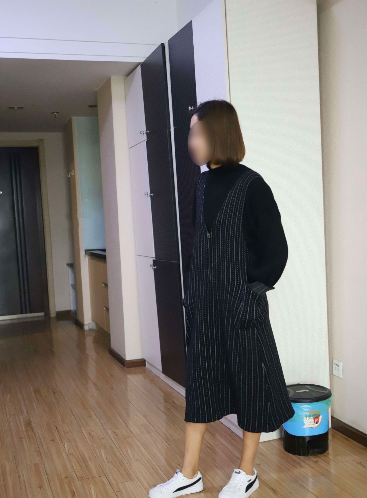 小姐姐长裙板鞋の船袜脚