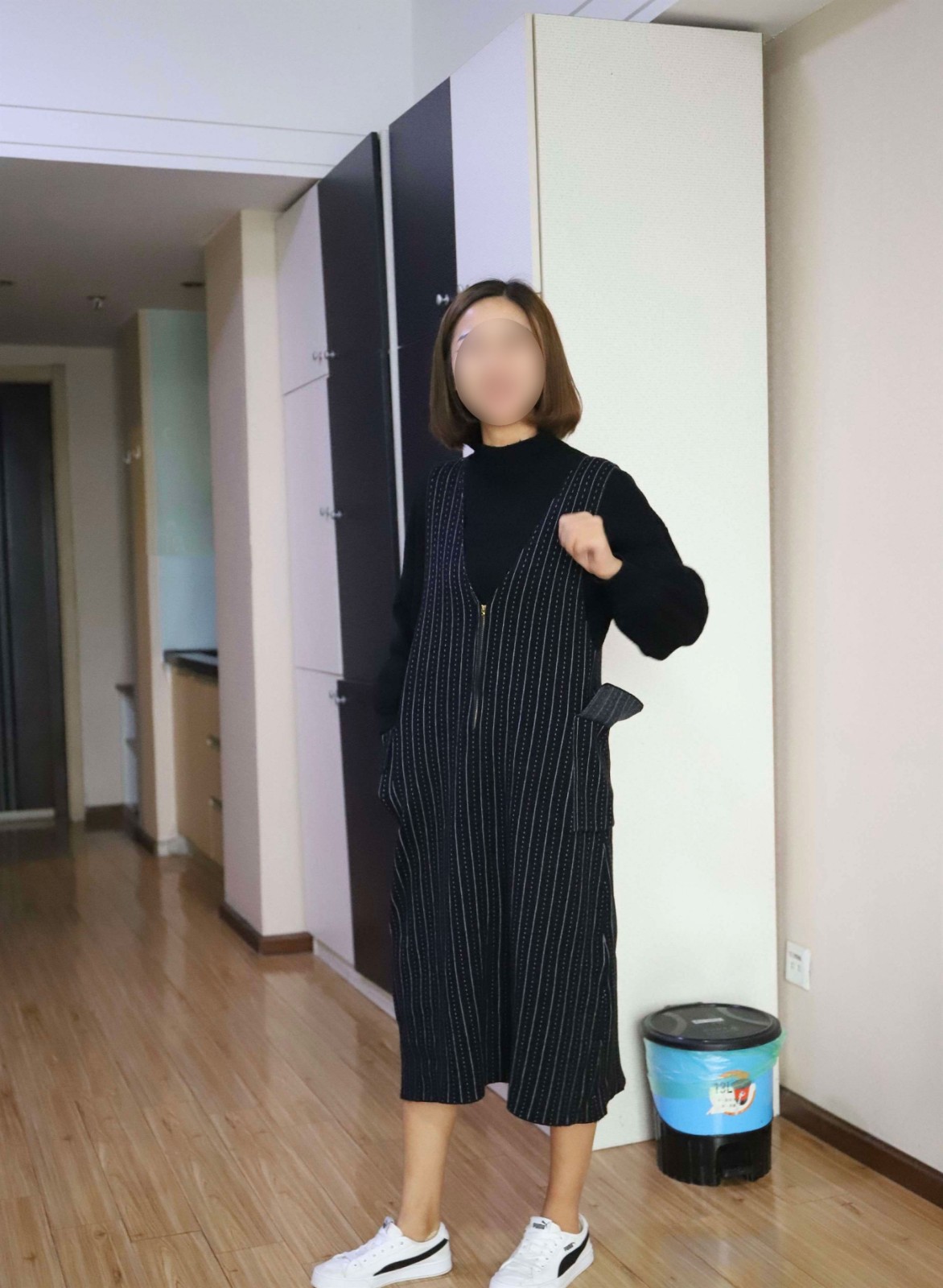 小姐姐长裙板鞋の船袜脚