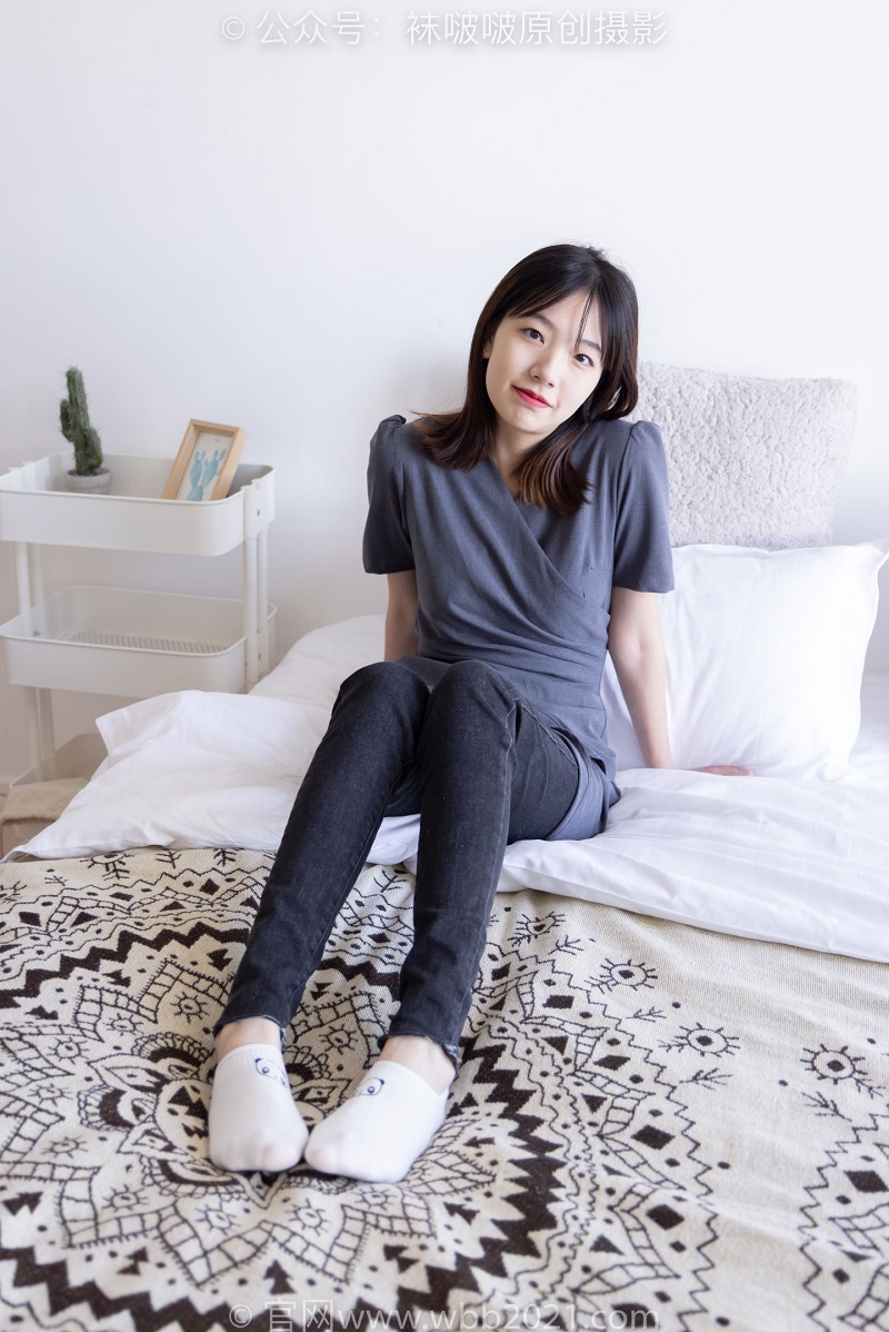 [BoBoSocks袜啵啵] 256期 小甜豆-长靴、短白棉袜