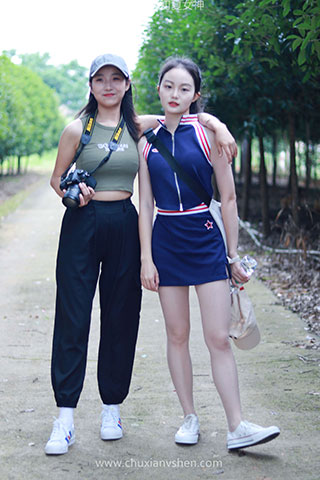 [初夏女神]048期 点点、双双~《姐妹出行》夏季登山记(带视频)【163P+2V/7.05G】