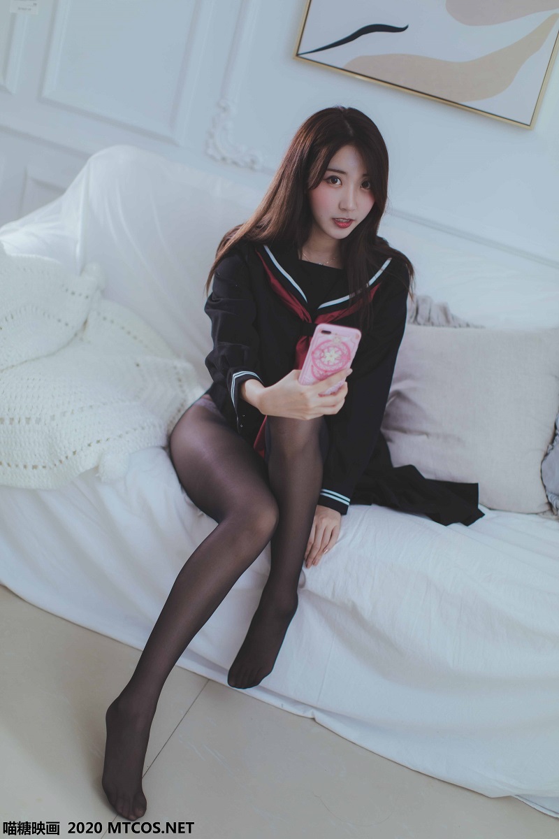 [喵糖映画] JKL.002 黑色JK少女