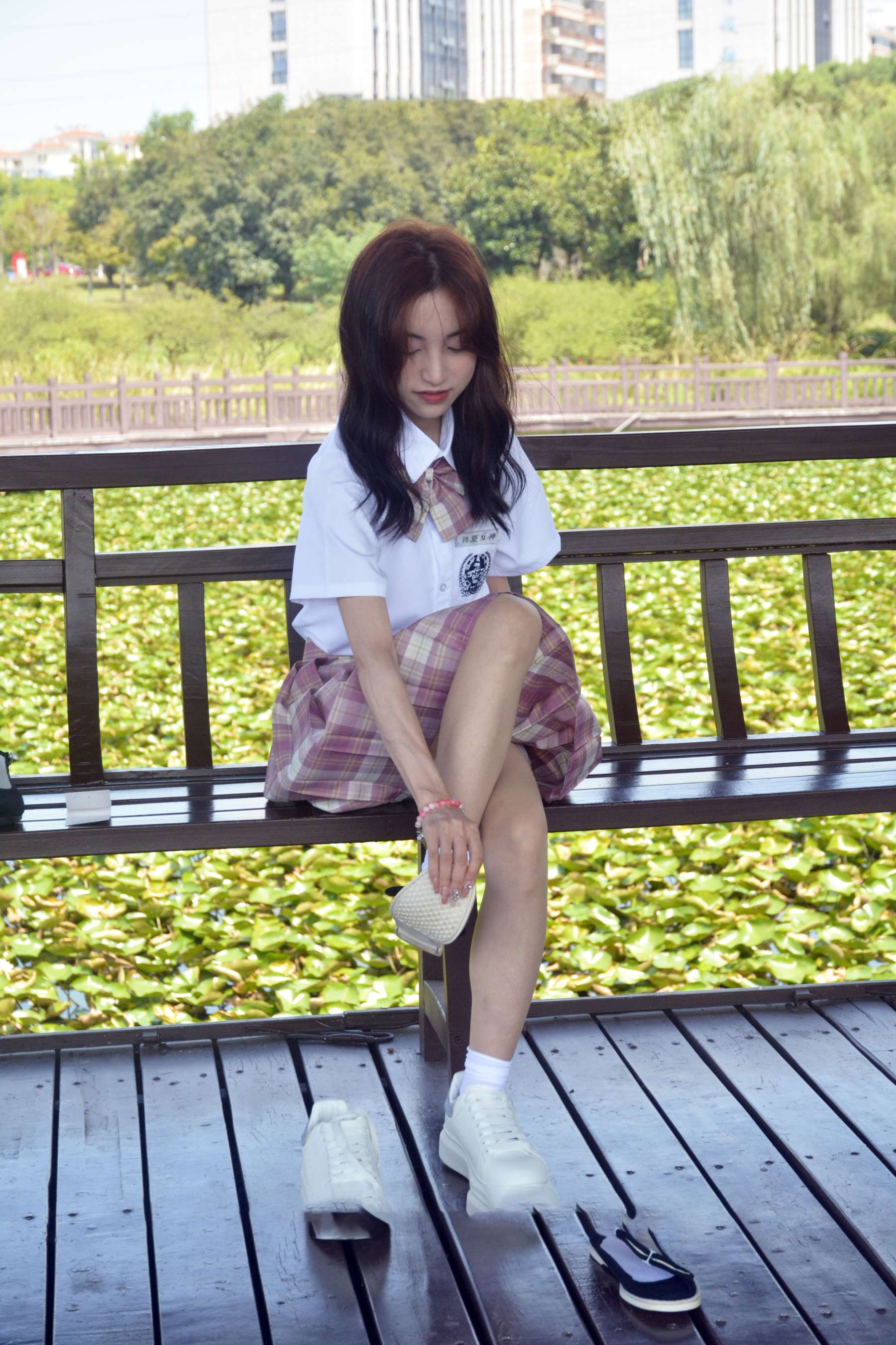 [初夏女神]077期 柒柒~【我的粉色JK】解锁JK制服不一样的穿搭法(带视频)