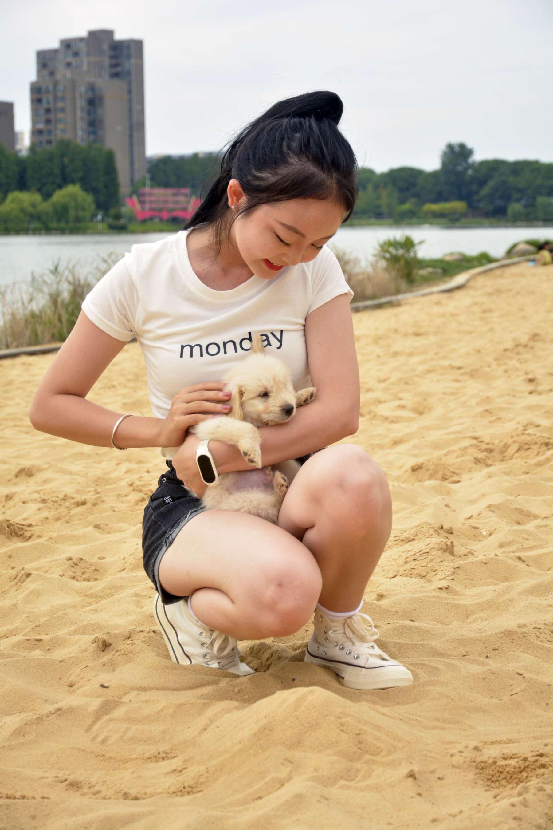 [初夏女神]081期 双双~【愉快周末】本想逛逛竹林结果被蚊子跑轰出来了