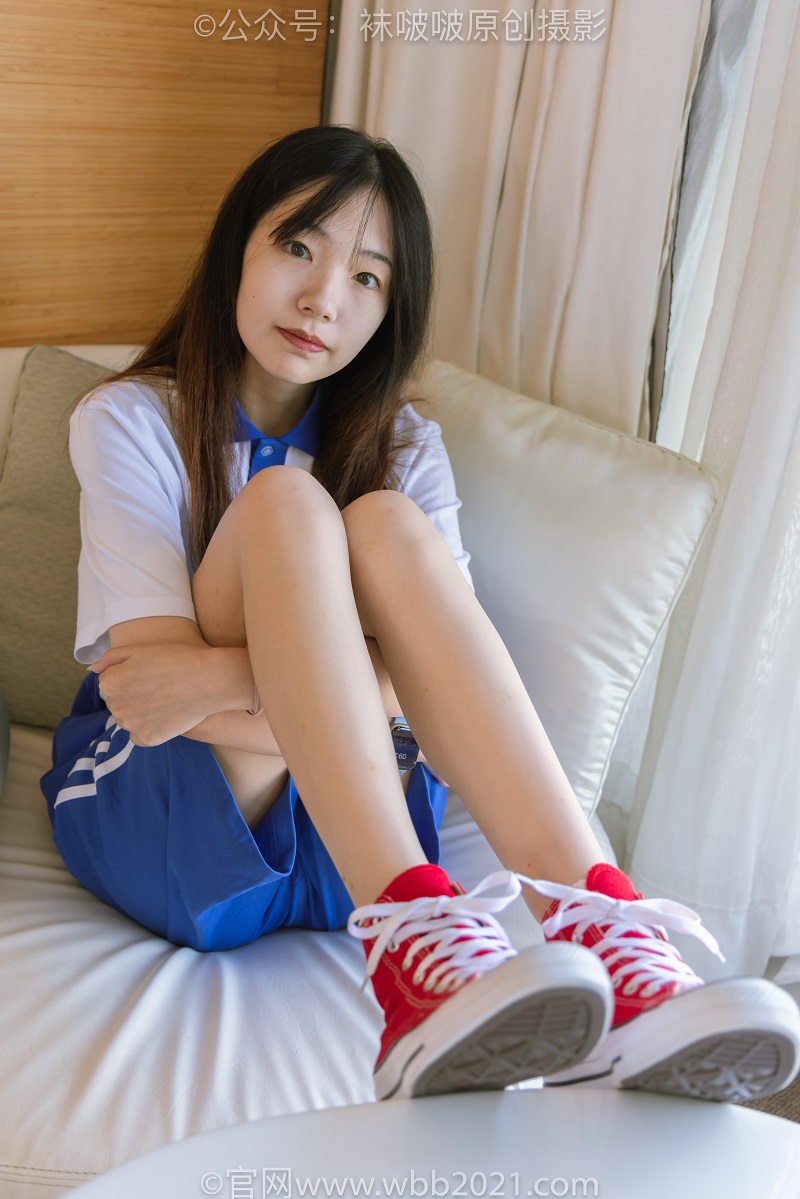 [BoBoSocks袜啵啵] 336期 小甜豆-校服、帆布鞋、白棉袜、裸足