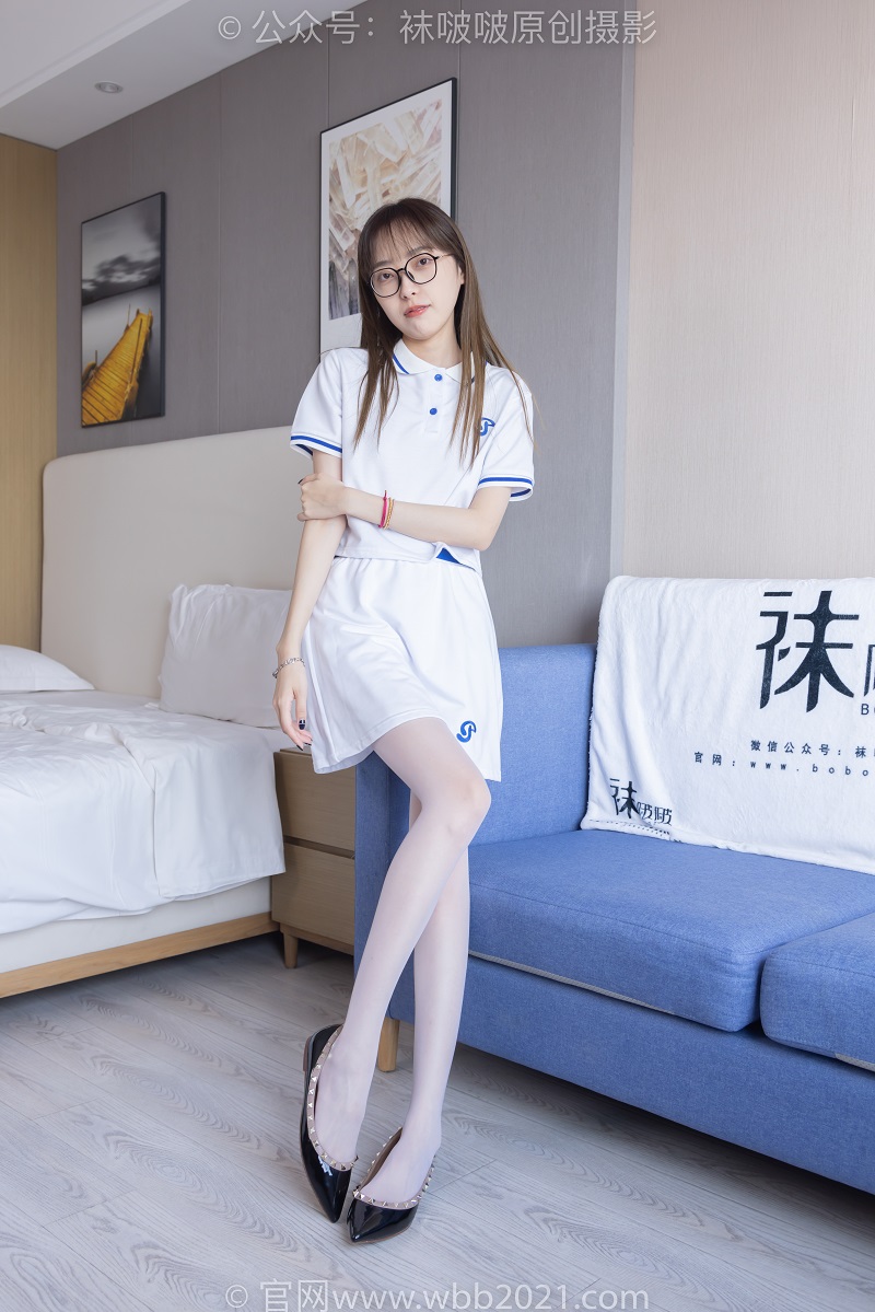 [BoBoSocks袜啵啵] 344期 稚予-板鞋、平底鞋、白丝