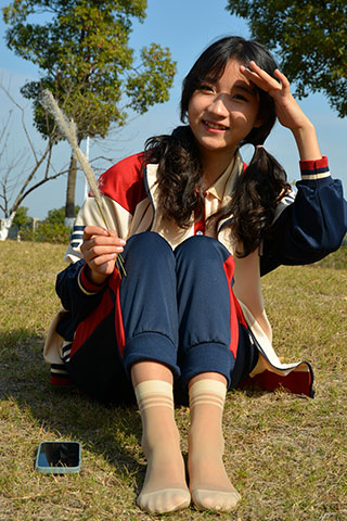 [初夏女神]128期 点点~【英伦风校服】头发是烫了一下，这要是样貌在混血一下就真英伦风了