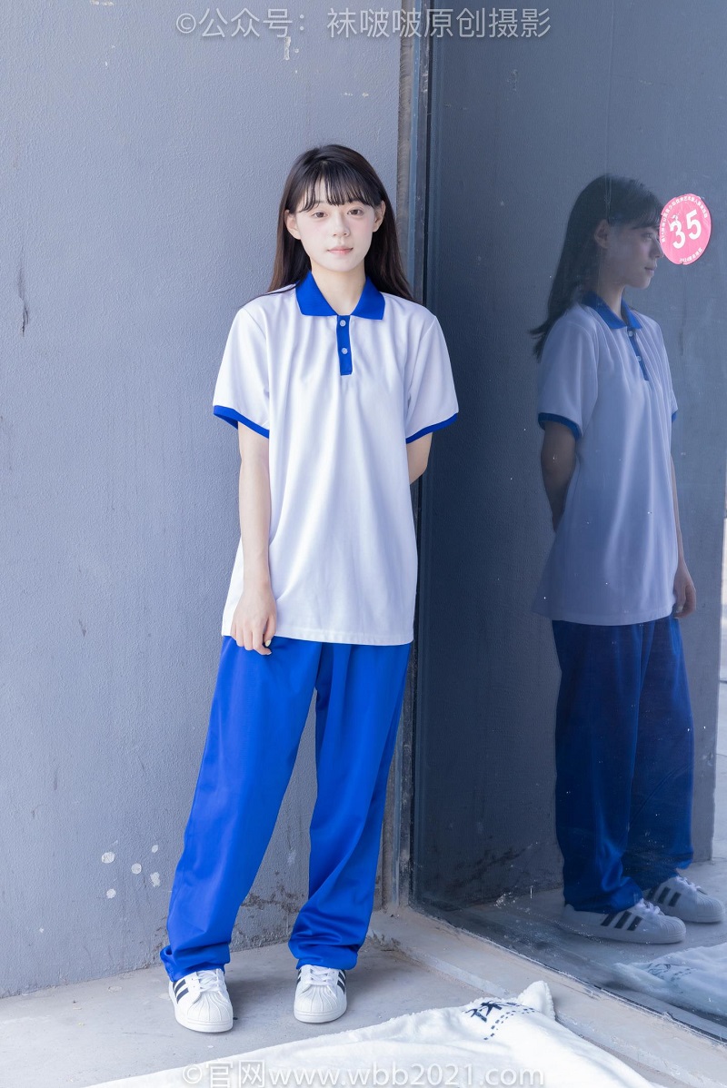 [BoBoSocks袜啵啵] 393期 糯米-板鞋,白棉袜,裸足,校服