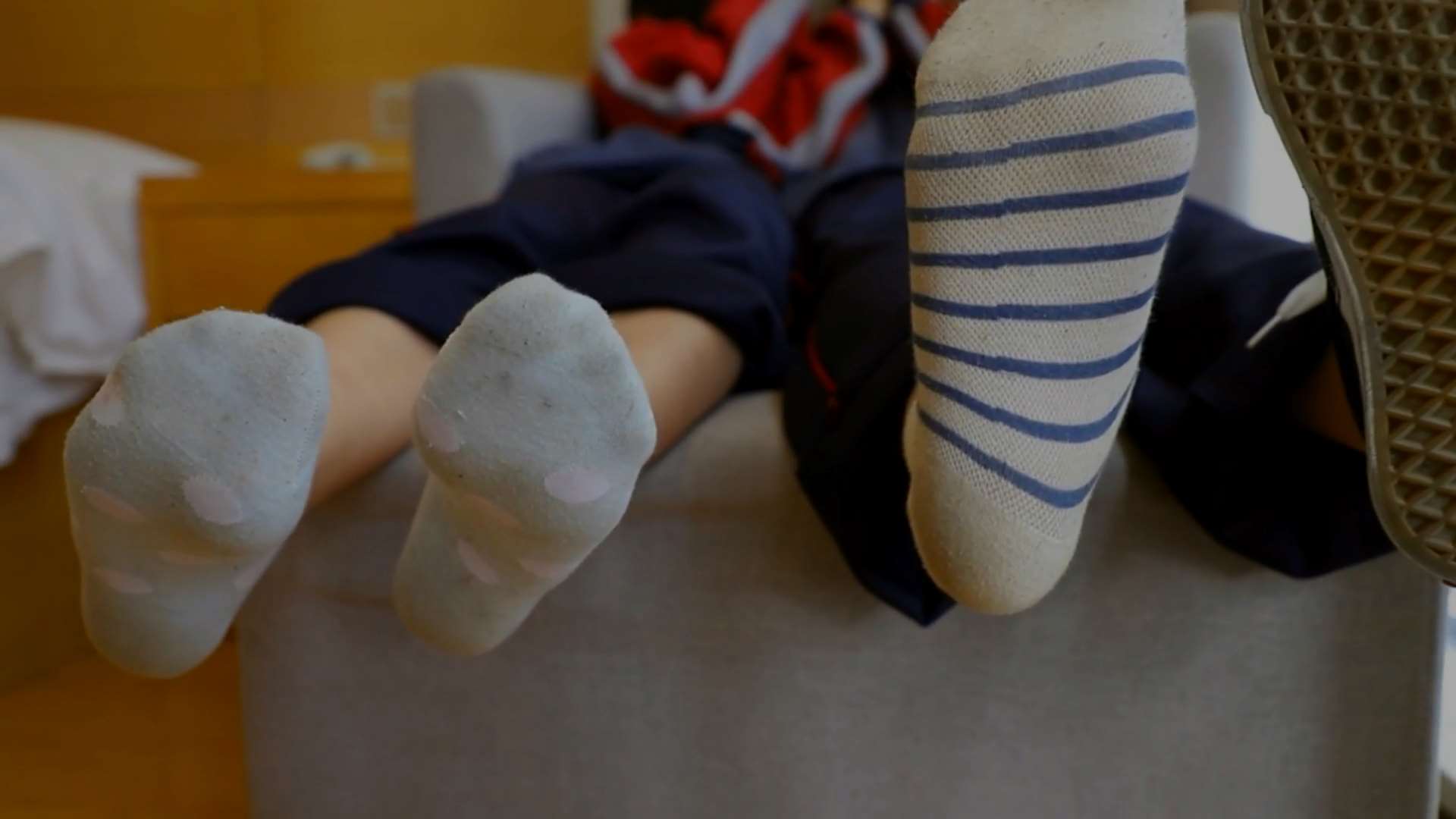 两学妹校服の嫩足