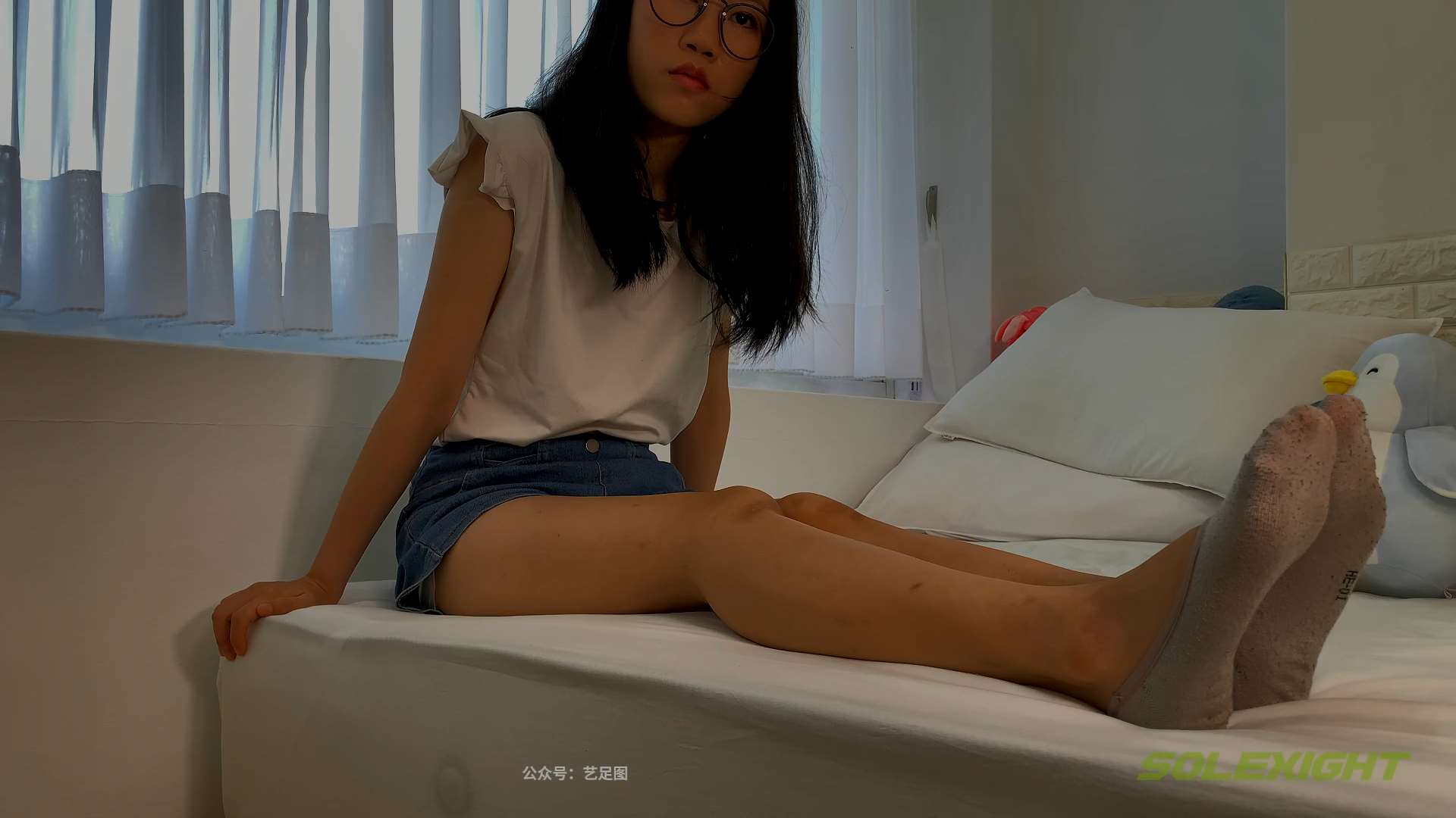 Lily  裸足,腳底,腳趾,人字拖