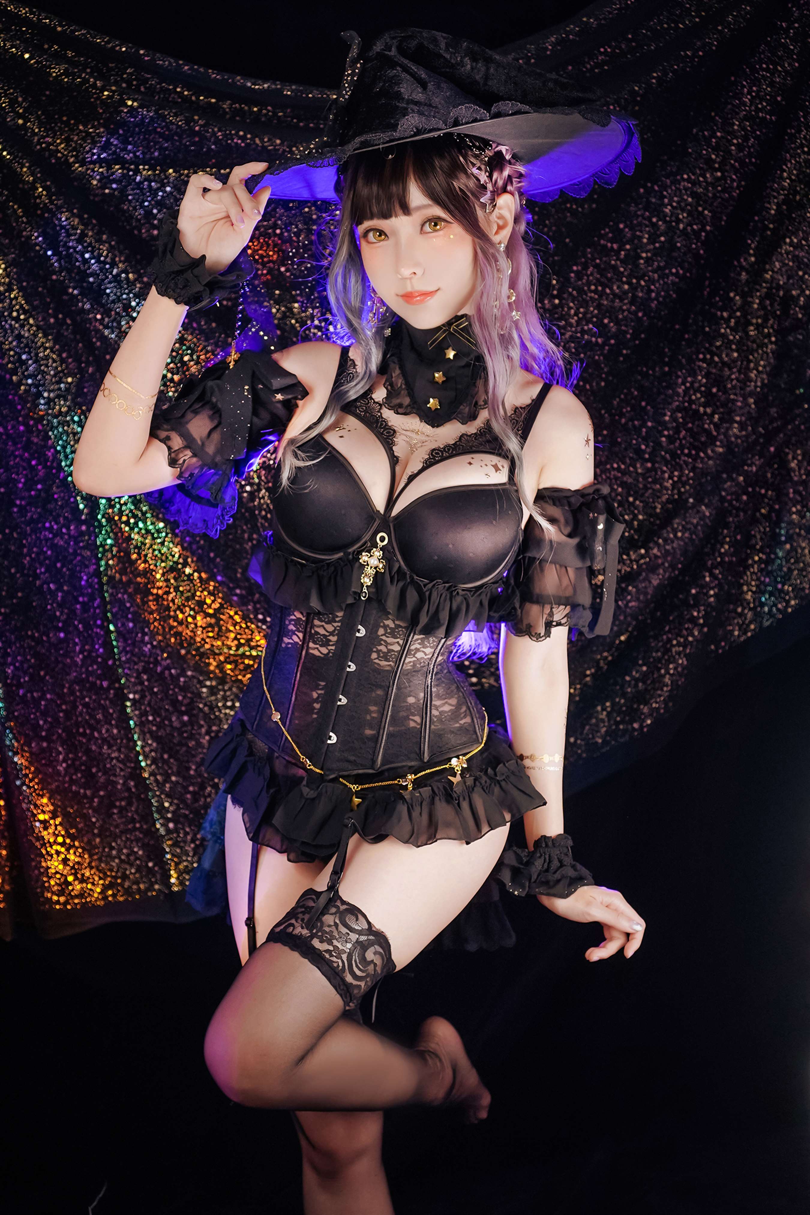 《[美图精选]17-ElyEE子-Original Witch & Cat魔女与猫(带视频)【74P+2V/182M】》作品图