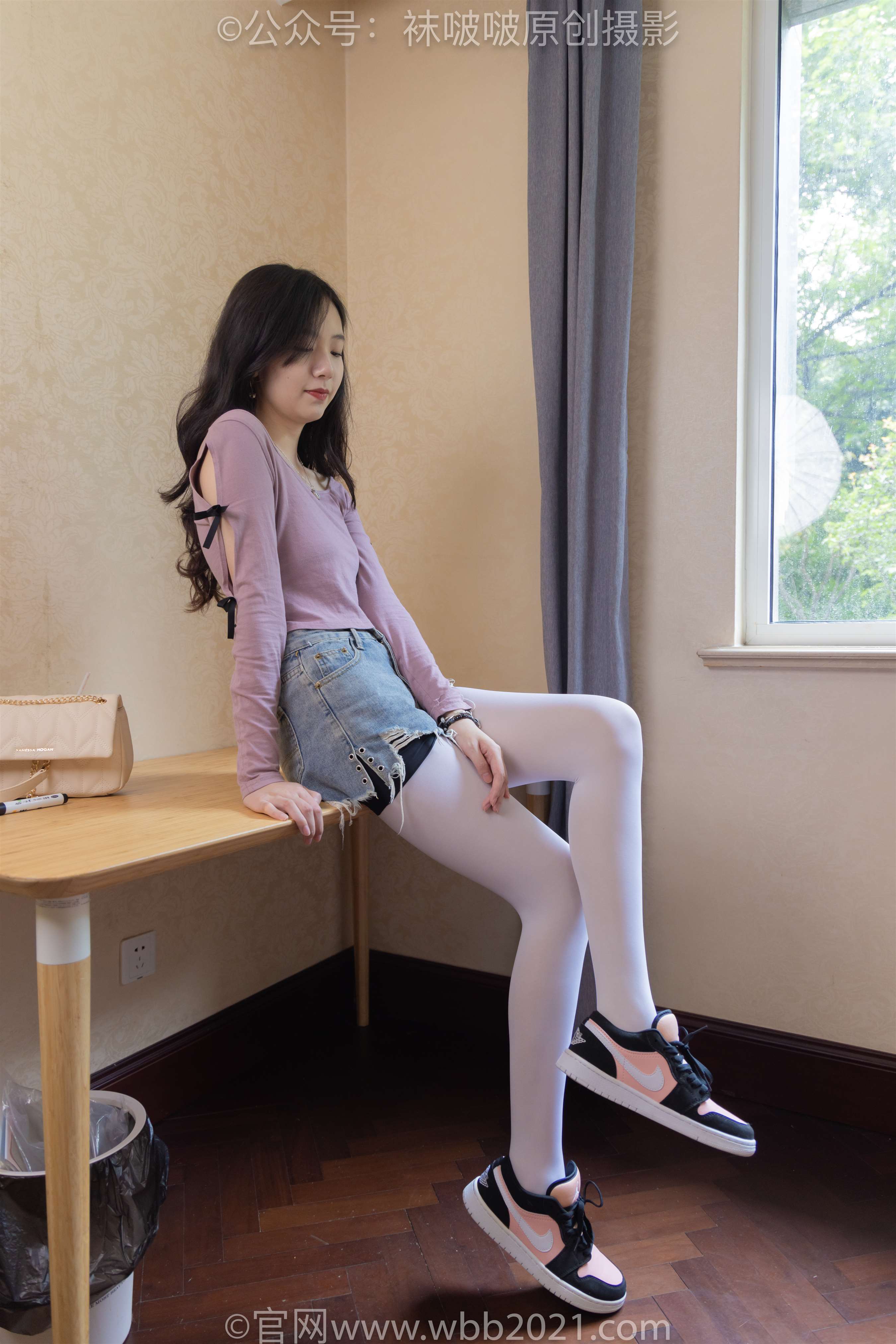 《 504期 小甜豆厚白丝》作品图