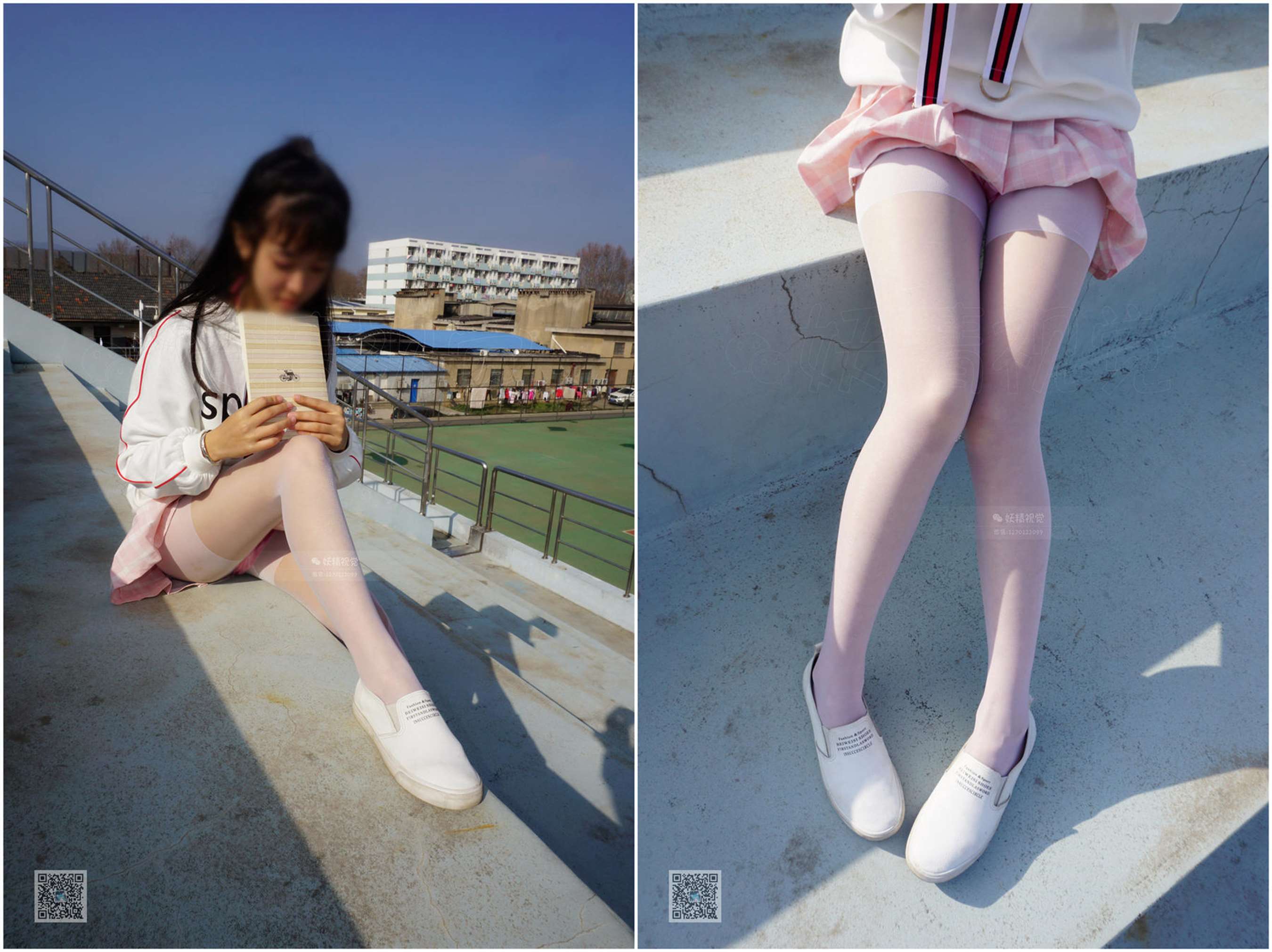 《白丝粉裙小裤》作品图